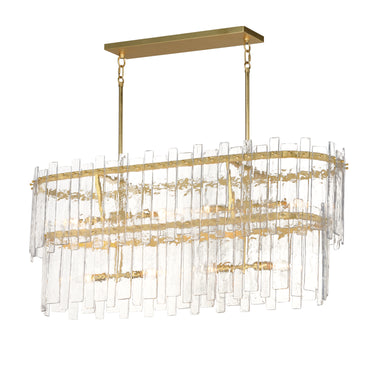 Maxim Lighting Warren 8-Light Linear Gold Leaf