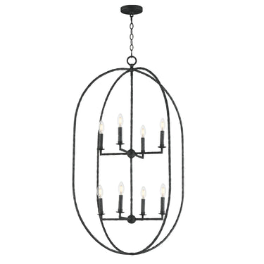 Maxim Lighting Martel 8-Light Pendant Blacksmith