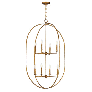 Maxim Lighting Martel 8-Light Pendant Etruscan Gold