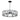 Maxim Lighting Odeon 6-Light Chandelier Black