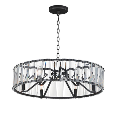 Maxim Lighting Odeon 6-Light Chandelier Black