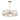 Maxim Lighting Odeon 6-Light Chandelier Golden Silver