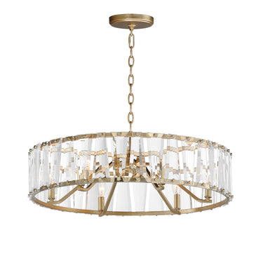 Maxim Lighting Odeon 6-Light Chandelier Golden Silver