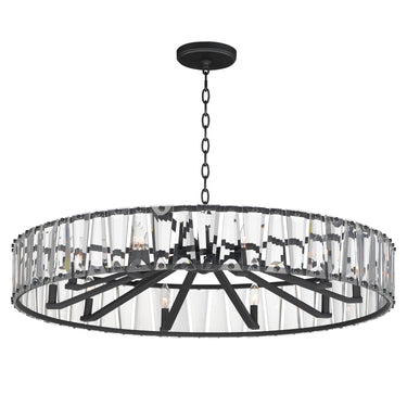 Maxim Lighting Odeon 10-Light Chandelier Black