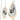 Finesse Decor Deuterium Rectangular Chandelier Chrome