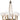Maxim Lighting Fairmont 6-Light Chandelier Natural Aged Brass