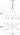 Maxim Lighting Fairmont 6-Light Chandelier Natural Aged Brass