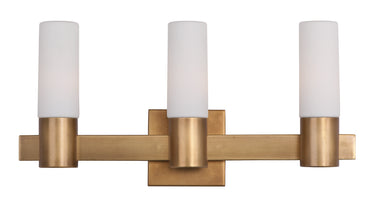 Maxim Lighting Contessa 3-Light Bath Vanity Natural Aged Brass