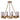 Contessa Single Tier Chandelier by Maxim - 22418SWNAB