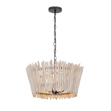 Maxim Lighting Baywood 24" DriftWood Chandelier Textured Bronze