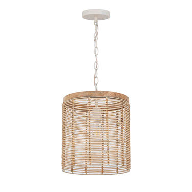 Maxim Lighting Vannerie Large Pendant Ecru
