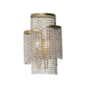 Maxim Lighting Fontaine 2-Light Wall Sconce Golden Silver