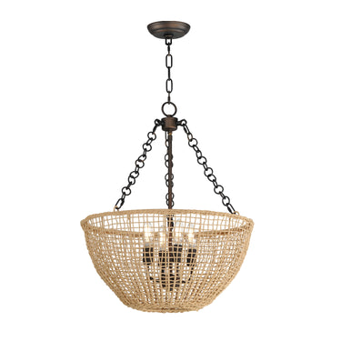 Maxim Lighting Cestino 4-Light Pendant Antique Bronze