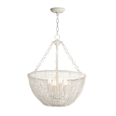 Maxim Lighting Cestino 4-Light Pendant Weathered White