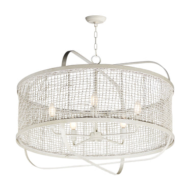 Maxim Lighting Cestino 30" Pendant Weathered White