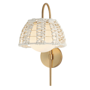 Maxim Lighting Macrame Wall Sconce Gold