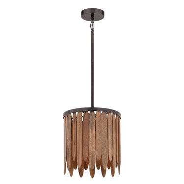 Maxim Lighting Marimba 12" Pendant Walnut