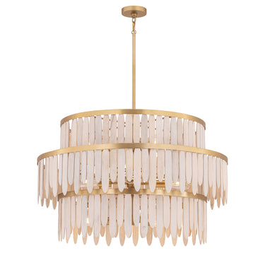 Maxim Lighting Marimba 3-Tier Chandelier Weathered White