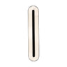Wyllis 24" oval alabaster wall sconce in bronze finish, ideal for modern residential interiors.