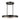 Elegant 24" alabaster & bronze suspended light for modern residential space.