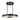 Sleek Wyllis 24" suspended chandelier: decorative fixture in bronze, residential use.