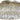 Maxim Lighting Arabesque 7-Light Flush Mount Golden Silver