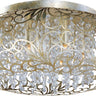 Maxim Lighting Arabesque 7-Light Flush Mount Golden Silver
