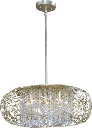 Maxim Lighting Arabesque 9-Light Pendant Golden Silver