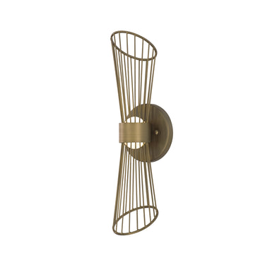 Maxim Lighting Zeta LED Wall Sconce Natural Aged Brass