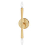 Maxim Lighting Rome 2-Light Wall Sconce Satin Brass