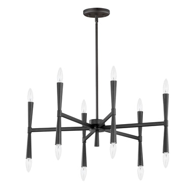 Maxim Lighting Rome 12-Light Chandelier Black