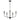 Vela Single Tier Chandelier by Maxim - 24815BK
