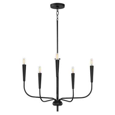 Maxim Lighting Vela 5-Light Chandelier Black