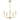 Vela Single Tier Chandelier by Maxim - 24815SBR