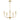 Maxim Lighting Vela 5-Light Chandelier Satin Brass
