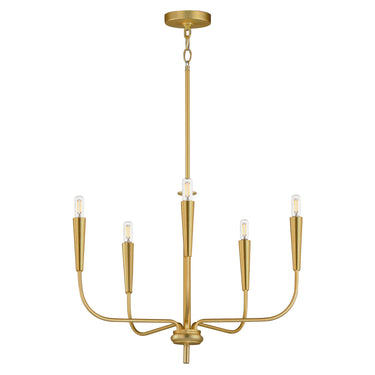 Maxim Lighting Vela 5-Light Chandelier Satin Brass