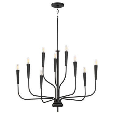 Maxim Lighting Vela 9-Light Chandelier Black