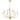 Maxim Lighting Vela 9-Light Chandelier Satin Brass
