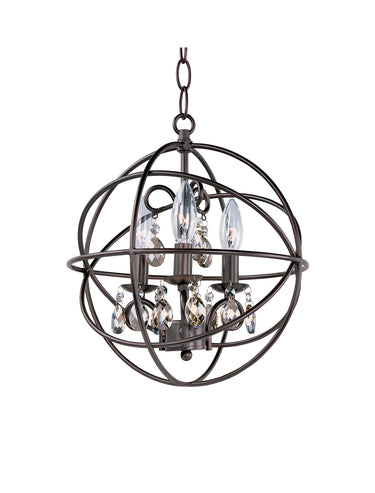 Maxim Lighting Orbit 3-Light Pendant Oil Rubbed Bronze