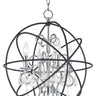 Maxim Lighting Orbit 4-Light Pendant Anthracite/Polished Nickel