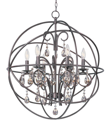 Maxim Lighting Orbit 6-Light Pendant Oil Rubbed Bronze