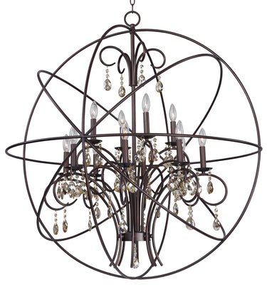 Maxim Lighting Orbit 12-Light Pendant Oil Rubbed Bronze
