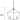 Maxim Lighting Abode 4-Light Chandelier Textured Black/Polished Nickel