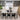Maxim Lighting Abode 5-Light Linear Chandelier Textured Black/Polished Nickel