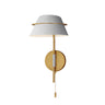 Maxim Lighting Lucas Sconce with Switch Natural Aged Brass