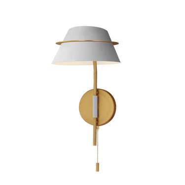 Maxim Lighting Lucas Sconce with Switch Natural Aged Brass