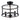Maxim Lighting Sentinel 3-Light Semi Flush Black