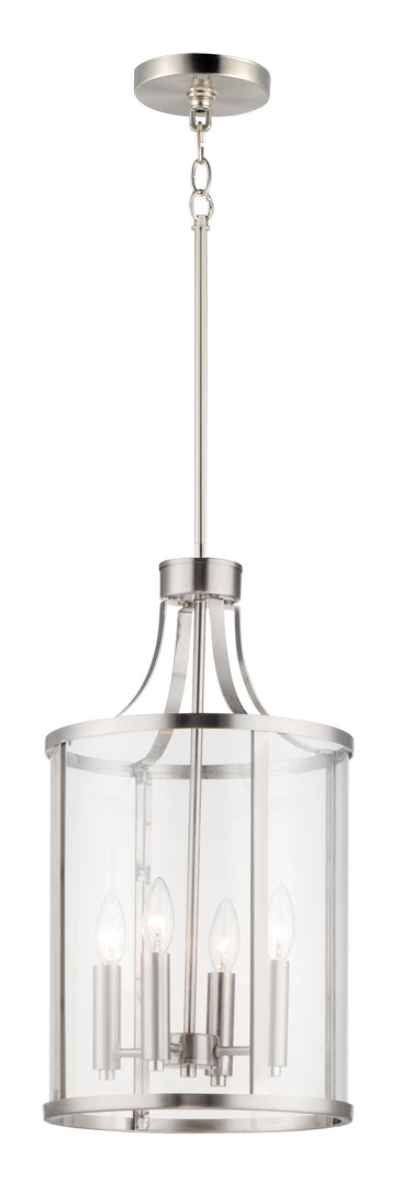 Maxim Lighting Sentinel 4-Light Pendant Satin Nickel