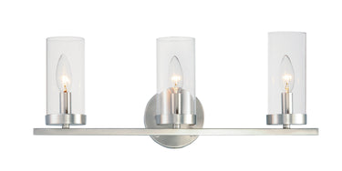 Maxim Lighting Sentinel 3-Light Bath Vanity Satin Nickel