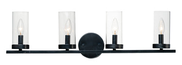 Maxim Lighting Sentinel 4-Light Bath Vanity Black
